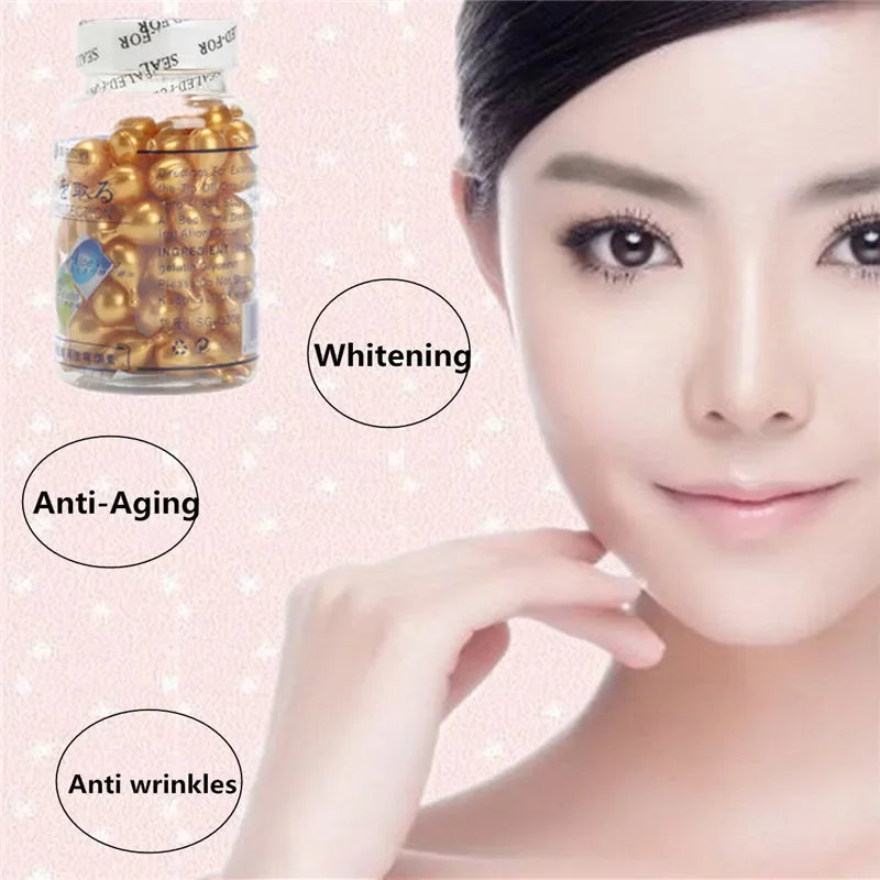 Instant Wrinkle Vitamin E Extract Face Serum Firming Anti Wrinkle Whitening Anti Aging Moisturizing Korean Skin Care Skincare