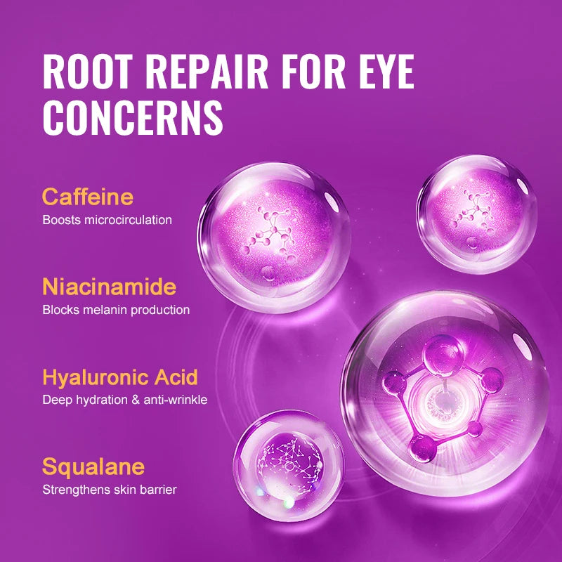 Eye Essence Serum Removal Dark Circles Eyebags Deep Hydration & Anti-Wrinkle Strengthens Contour Skin Barrier Care Eyes Serum