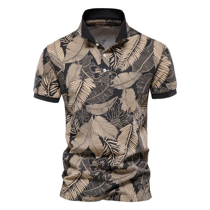 Hawaii Style Polo Shirts for Men Short Sleeve Quality Casual Social Men's Polo T Shirts Summer Men Clothing