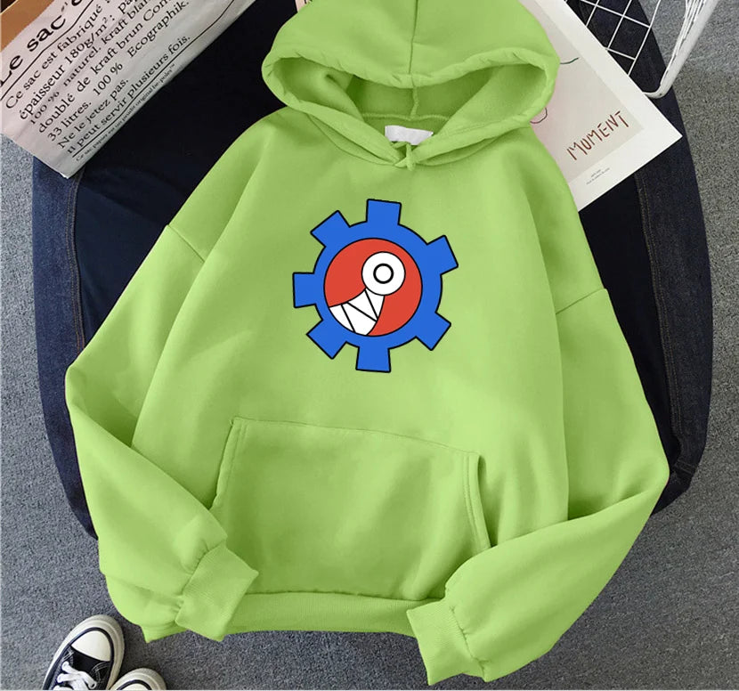 Japanese Anime Takerlama SK8 the Infinity Hoodie Reki Cosplay Yellow Womens Sweatshirts Casual Streetwear Pullover Women Hoodies light green sk8
