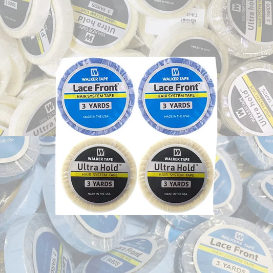 Wholesale 5/10PCS 3YARDS 0.8cm WALKERS TAPE Lace Front Hair SystemTape Extension Ultra Hold Walker Tape double wig adhesive