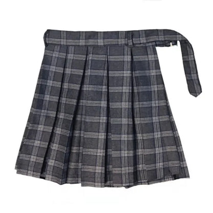 Female Punk Skirt Gothic Style Plaid Irregular Skirts Women Asymmetrical High Waist Pleated Mini Skirts sexy skirt for sex 9601-QHG