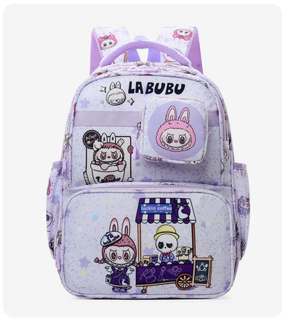 New Large Capacity Bag Children Backpack Cute Cartoon Primary School Bag Shoulder Bag New Kids Practical Portable Backpack