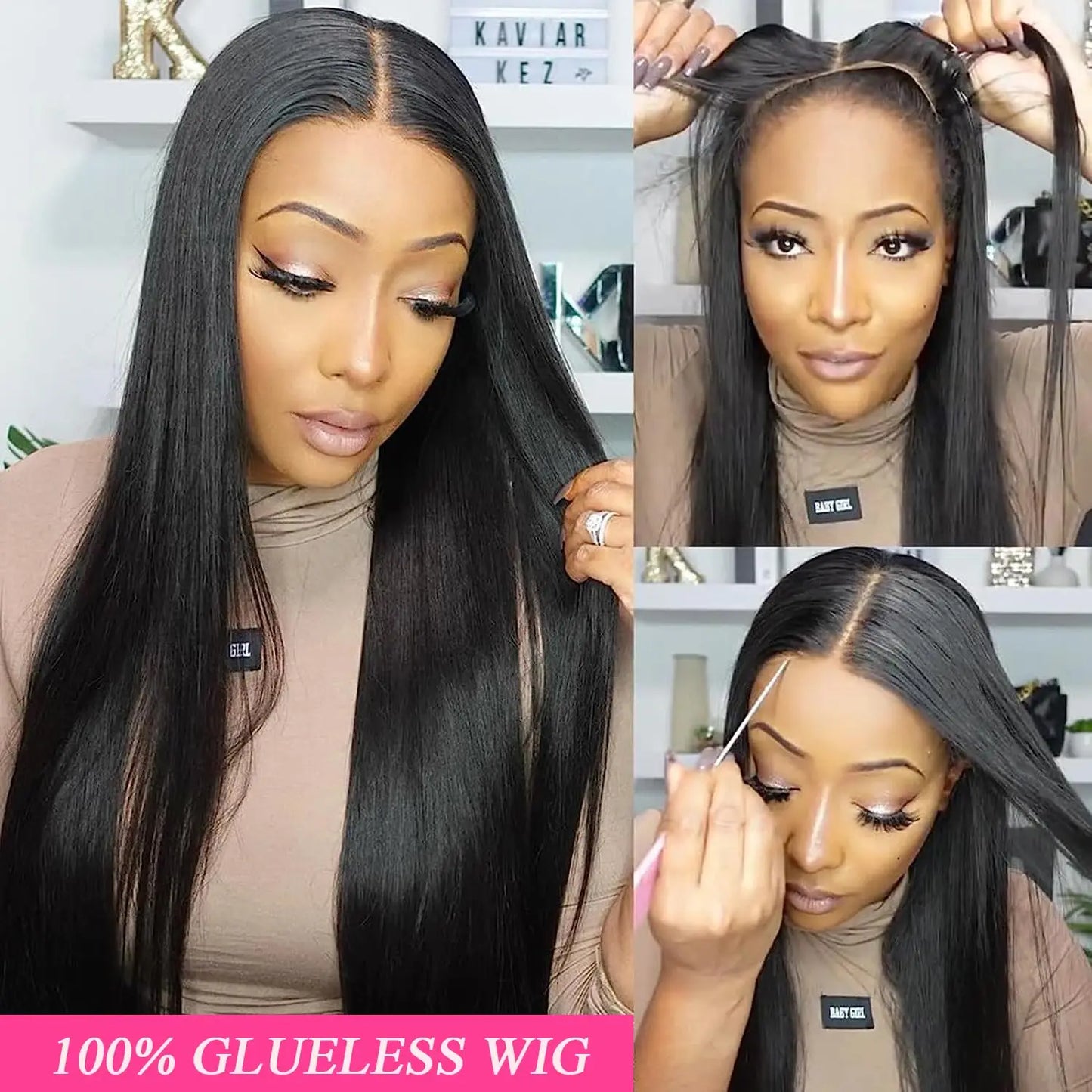 360 Full Lace Frontal Wig 13x6 Straight Glueless Lace Front Wig Brazilian Human Hair Wigs For Black Women 13x4 Lace Wig