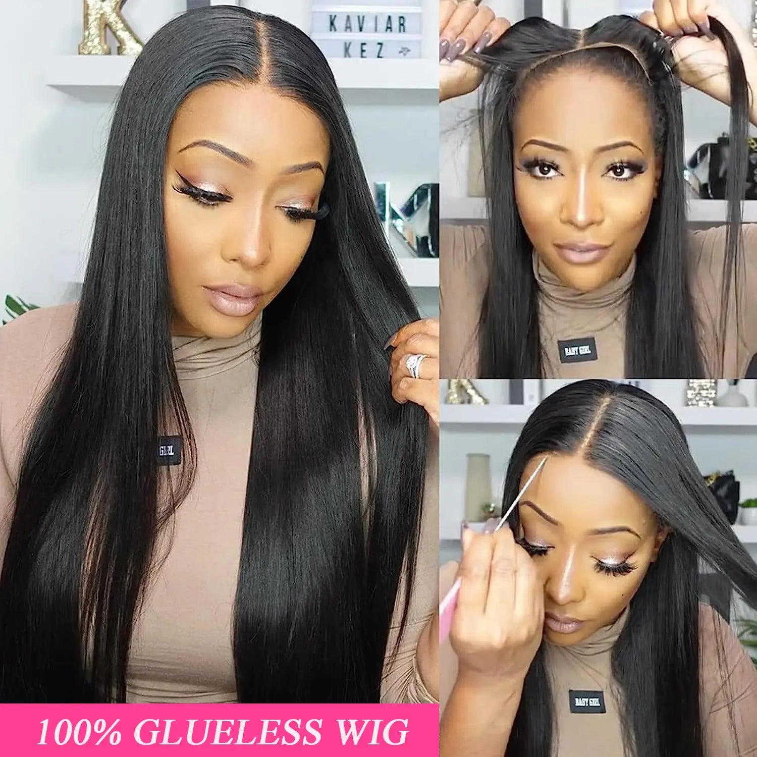 360 Full Lace Frontal Wig 13x6 Straight Glueless Lace Front Wig Brazilian Human Hair Wigs For Black Women 13x4 Lace Wig