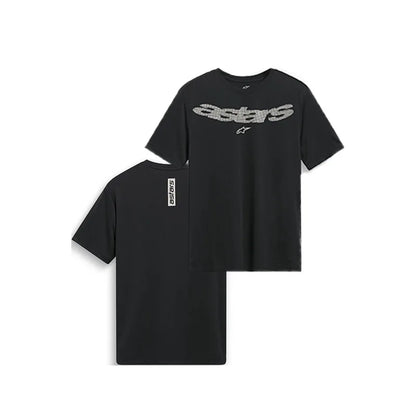 2025 Sports Cotton T-shirt Summer Men's Alpinestar Letter Print Luxurious Women's Cycling Outdoor Street Short-sleeved Top 1