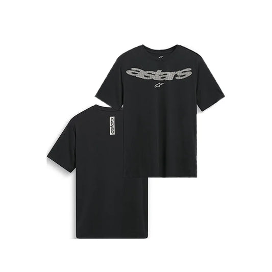 2025 Sports Cotton T-shirt Summer Men's Alpinestar Letter Print Luxurious Women's Cycling Outdoor Street Short-sleeved Top 1