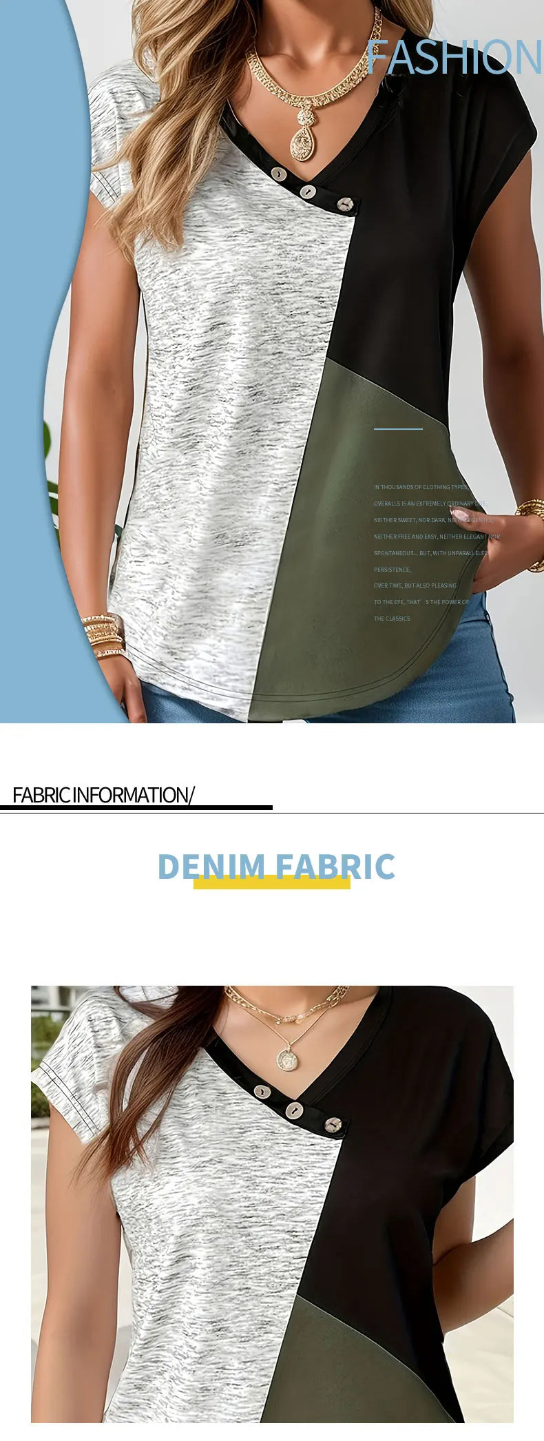 Women's plus size shirt summer chic elegant shirt casual women's fashionable shirt