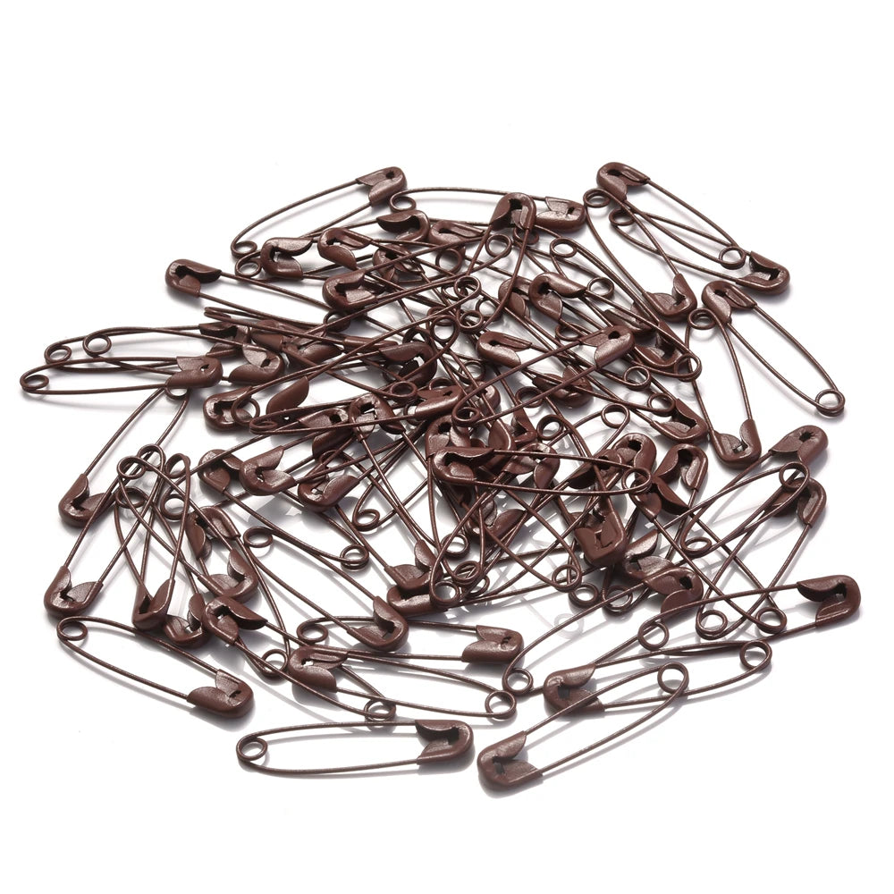 30pcs 6x30mm Colorful High Quality Safety Pins Paper Clip DIY Sewing Tools Metal Needles Large Safety Pin Brooch Accessories