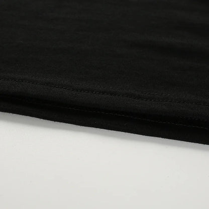 HORNY Sexy TShirt Women Black Short Crop Bandage Tee Tops Summer Fashion Girls Casual Short Sleeve Female Shirt Harajuku