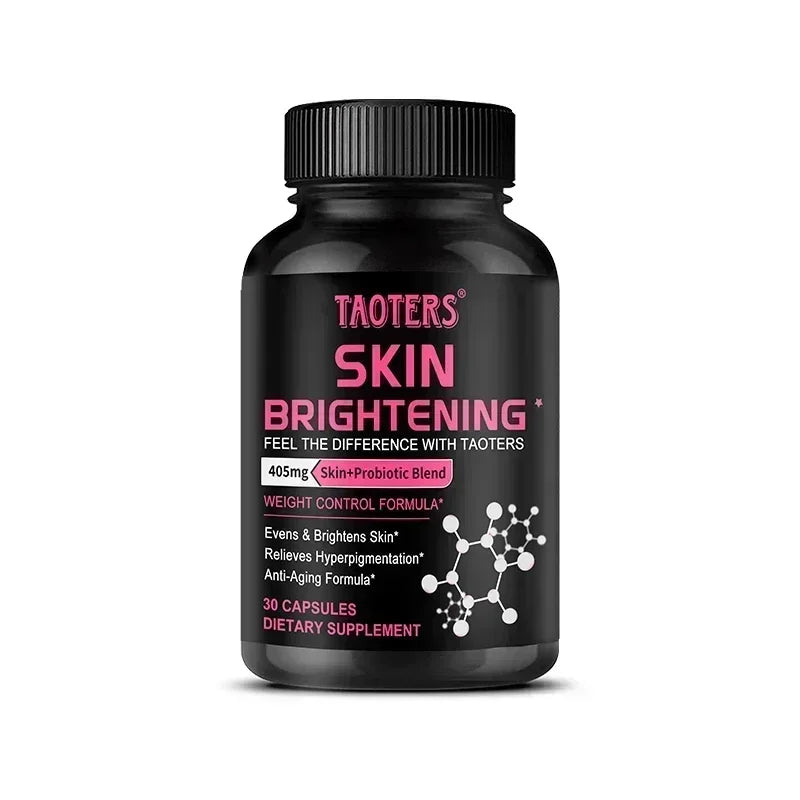 Glutathione Capsules - Contains Probiotics and Vitamin A for Skin Care, Anti-Aging, Antioxidant, Immune System Enhancement 30 count-1 bottle