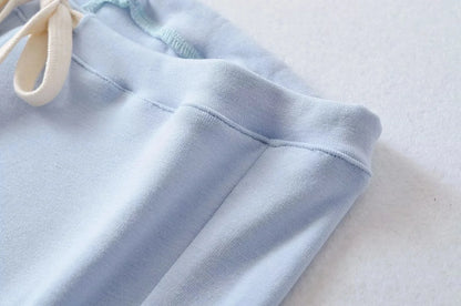 High waisted wide leg micro flared pants spring new style with a drooping feel, home stretch casual pants pantalones mujer