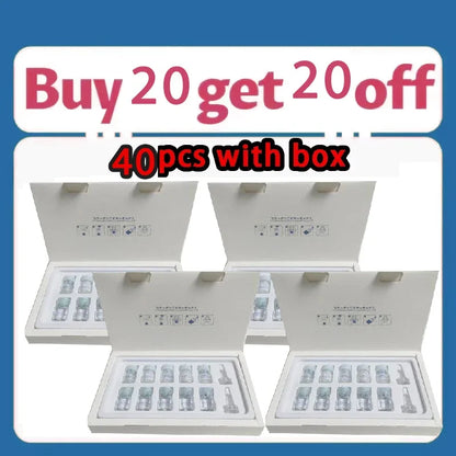 Korea Facial Hydrolyzed Silk Protein Collagen Thread Ball Serum Moisturiz Hydration Lifting Firm Fine lines Essence SkinCare 40bottle(with box)