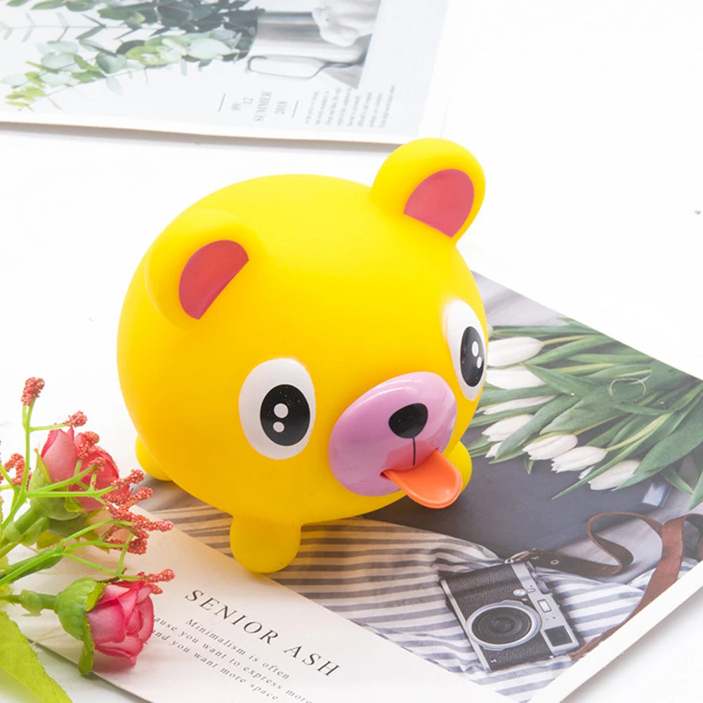 Squeeze Toys Animal Fidget Toy Anxiety Reducer Sensory Play Kids Adult Toy Soft Rabbit Bear Tiger Pig Kawaii Cute Toy