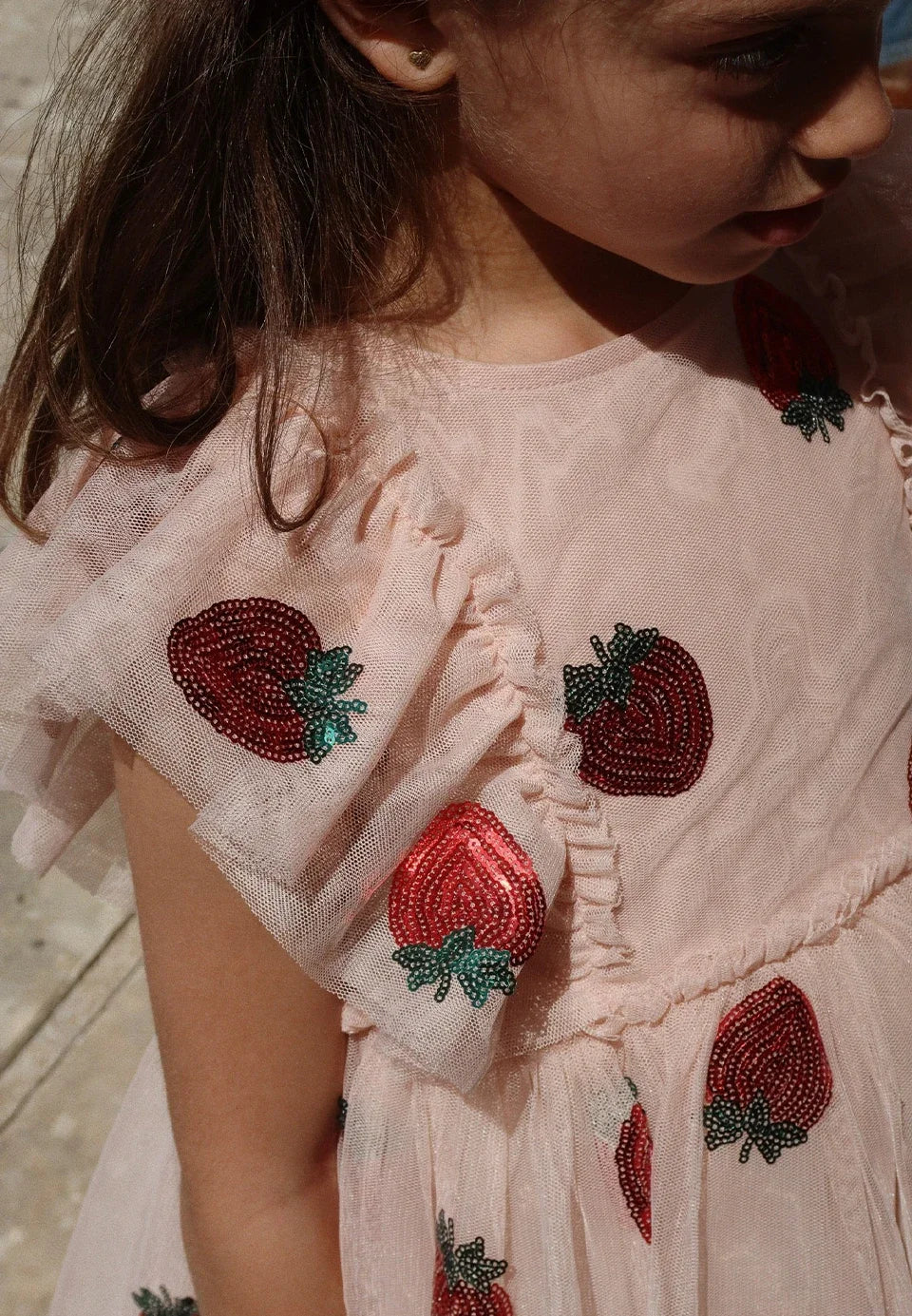 2025 Girls Party Princess Dress KS Kids Sequin Mesh Dresses Girl Full Print Dress Carnival Party Baby Cute Skirt Children Gifts