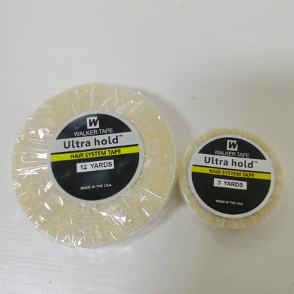 Lace Wig Tape Glue for Hair Extensions Ultra Hold Adhesive Tape Glue for Wig 3/12 Yard Lace Wig Glue Hair System Tape For Toupee