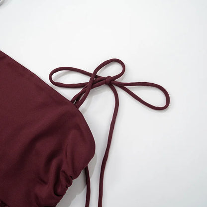 Elegant Lace Cut Out Maxi Dresses for Women 2025 Sexy Spaghetti Strap Patchwork Holidays Party Dress Summer Backless Long Dress