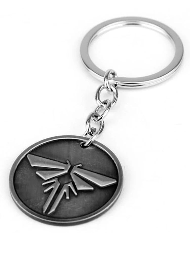 The Last Of Us 2 Necklace Keychain Firefly Logo Letter Dogtag Joel Ellie Tess Pendant Retro Hot Game Jewelry Men Women Wholesale Badiee Stylez