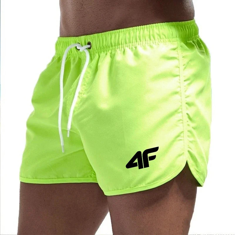Men's Shorts 2025 Beach Trunks Summer Swim Gym Pants Quick Drying Swimming Homme Surf Ventilate Drawstring Fashion Casual Daily Badiee Stylez