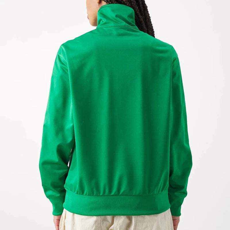 Women Sporty Zip Up Side Striped Jacket Autumn Casual Mock Neck Motorcycle Coats Tops Teen Girls Fashion Long Sleeve Sweatshirts