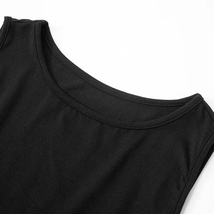 Summer Sleeveless Black Party Club Birthday Mini Pleated Dress Outfits for Women Y2K Streetwear Bodycon Short Dresses Vestido