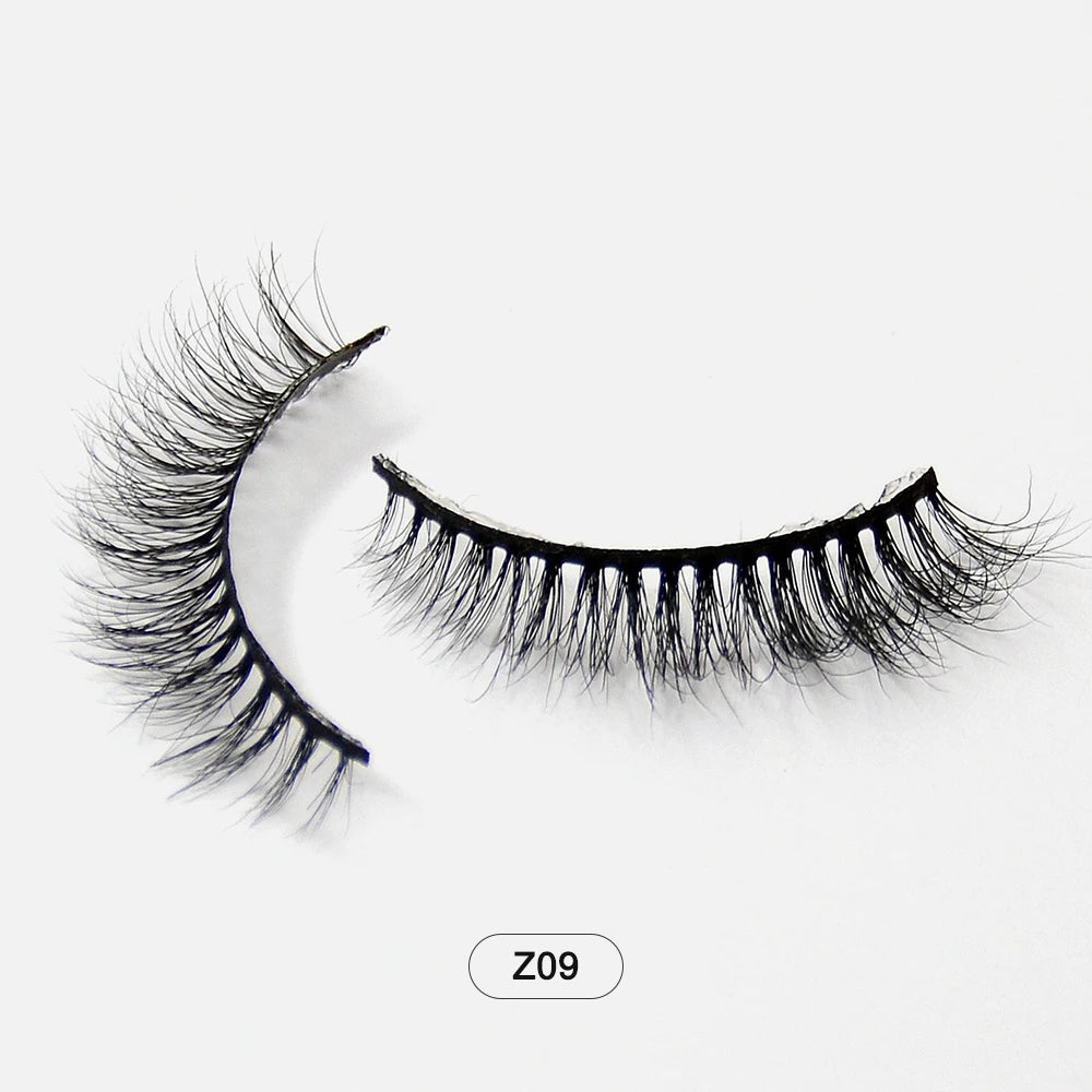 Dropshiping Makeup Mink Lashes Fluffy Soft Full Fake Eyelashes Natural False Eyelashes Wispy Lash Extension Z09 CHINA