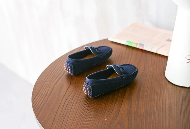 Children Loafers Shoes Boys Flat Sneakers Baby Kids Casual Shoes Toddler Girls Breathable Slip-on Shoes Soft Bottom Solid Color Badiee Stylez