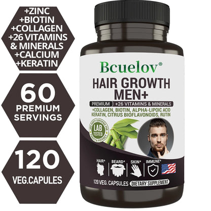 Men's Multivitamin Supplement - Supports Men's Multivitamin with Vitamins A, C, D, E & B12, Zinc, Calcium, Magnesium and More