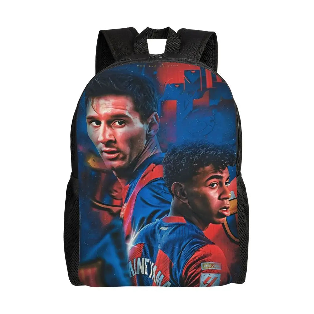 Lamine Y-Yamal Children Backpack for Kids Girls Boys Football Sports Backpacks Kawaii Daycare Child School Bag