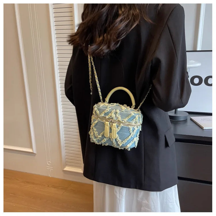 2024 New Designer Single Shoulder Bag Women Fashion Chain Crossbody Bags For Women Brand Ladies Handbags And Purses