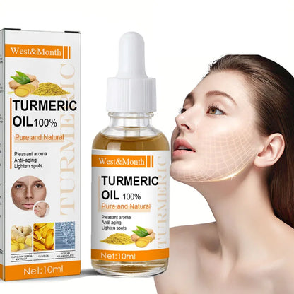 Turmeric Remove Dark Spots Essential Oil Anti wrinkle Serum 100% Pure Therapeutic Grade Face Whitening Moisturizing Skin Care