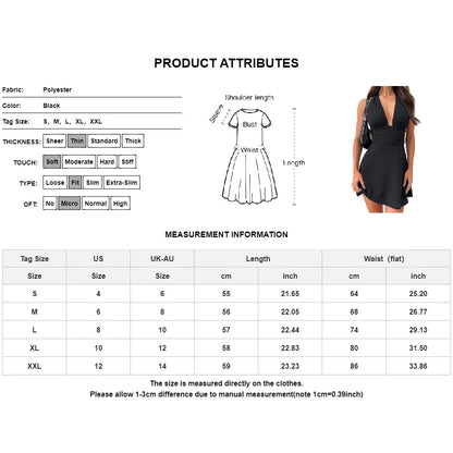 Halter Backless Black Sexy Women's Dress 2024 Fashion Korean Short Dress Elegant Female Clothing Evening Party Formal Occas Dres Badiee Stylez