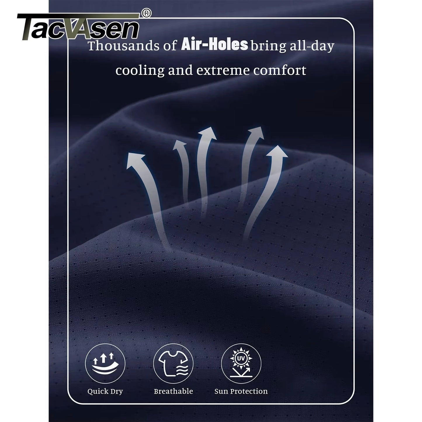 TACVASEN UV Block Fishing Shirts Mens Lightweight Quick Dry Short Sleeve Shirt Breathable Outdoor Hiking Shirt Fishing Shirts