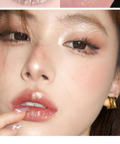 Glitter Pink Lying Silkworm Pen Color Natural Brightening Matte Eye Shadow Pencil Shimmer Glue Eyeliner Waterproof Korean Makeup