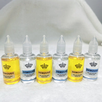 30ml Wig Glue Remover For Lace Wig/Toupee/Closure/Tape Hair Extension Clear Remover For Adhesive Tape Yellow Liquid Glue Remover