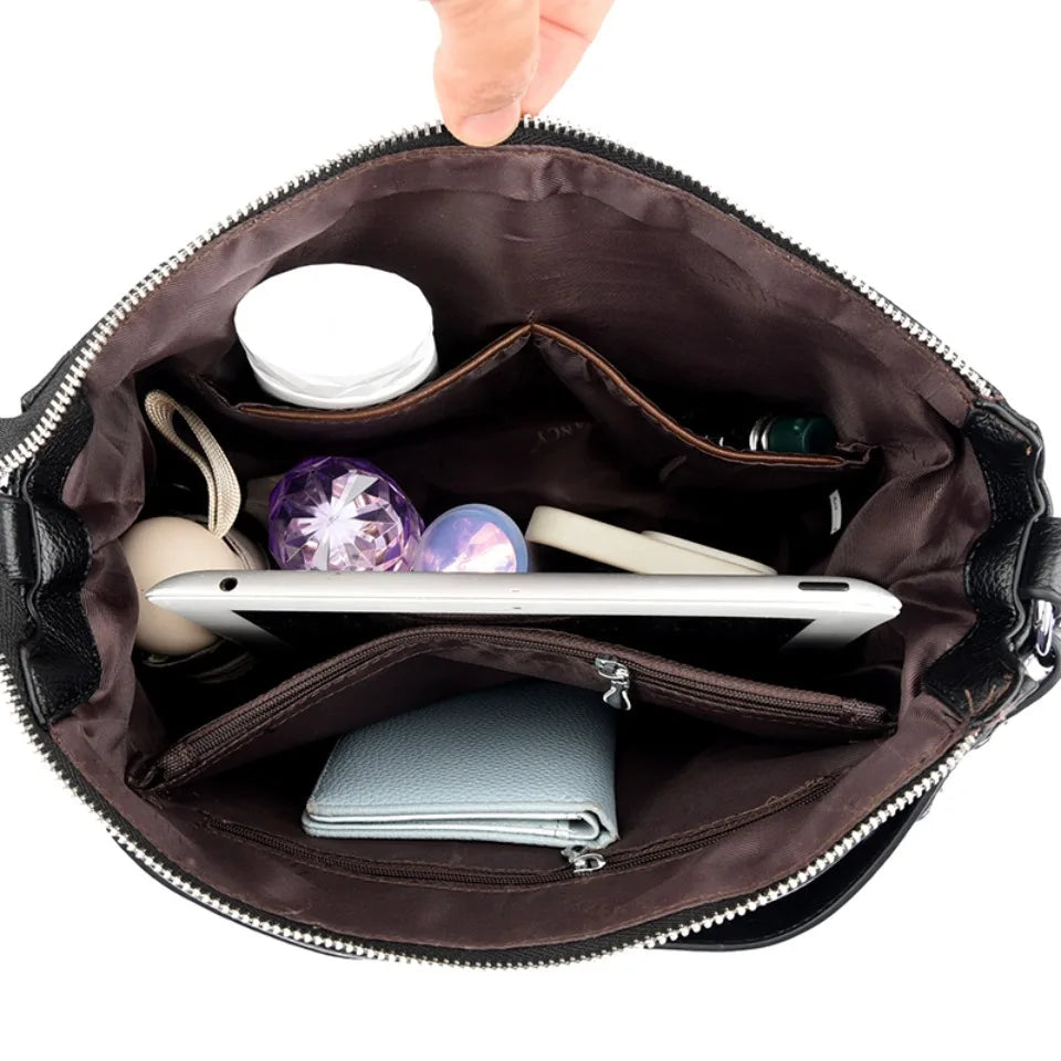 Genuine Brand High Quality Leather Casual Tote Luxury Handbags Women Bags Designer Shoulder Underarm Bags for Women Bucket Sac