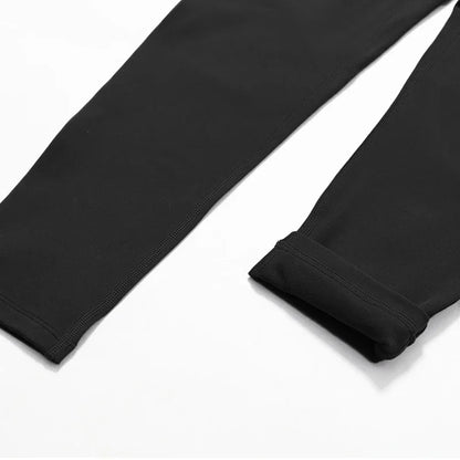 Warm Thin Fleece Jumpsuits Women's Tracksuit Winter One-Piece Sports Suit Black Fitness Jumpsuit Long Sleeves Workout Bodysuit Badiee Stylez