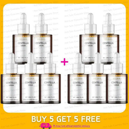 Korean Centella Asiatica Face Serum Nourish Dry Skin Smoothing Rejuvenation Skin Brightening Whitening Cream Facial Moisturizer buy 5 get 5 free