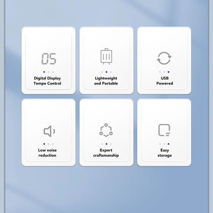 Insulin Cooler Box 30H Medication Cooler for Travel Digital Temp Control Mini Refrigerated Holds Up 5 Insulin Pens for Outdoor