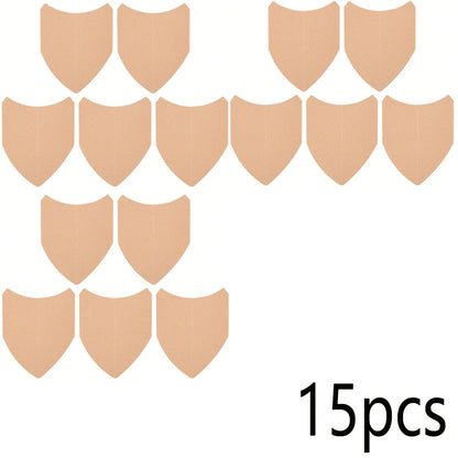 10/20/30/40pcs Anti-wear Stickers Invisible No Trace Thigh Tapes Disposable Anti Chafe Thigh Patch Body Anti-Friction Pad Women A-Khaki-15pc