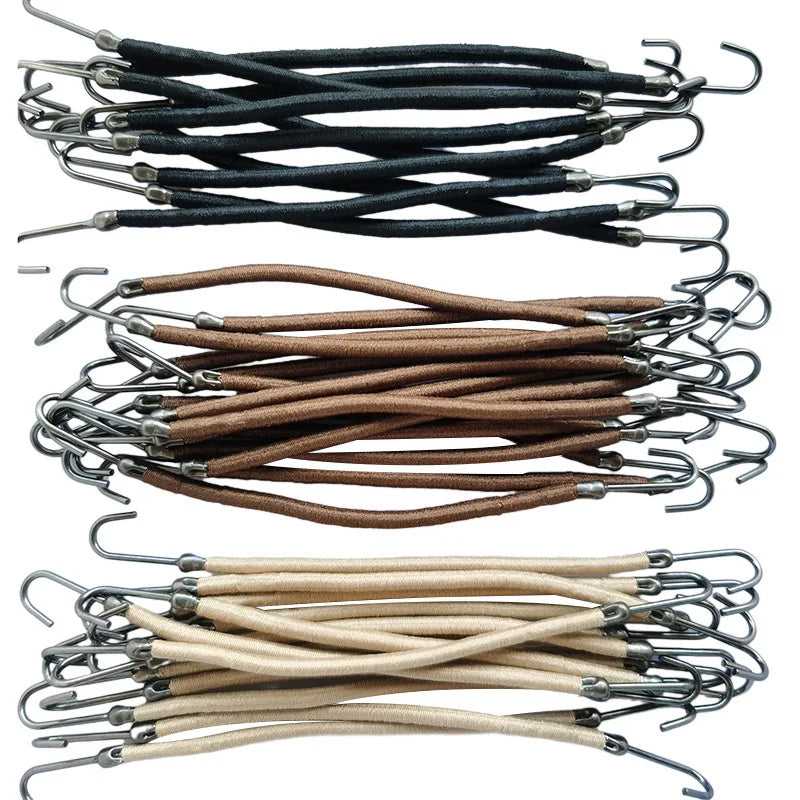 5/10/20 Pieces of Fashionable Double Hook Headband Rubber High Elasticity Design Headband Ponytail Headwear Women's Accessories