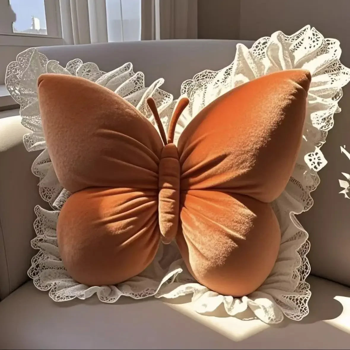 Princess Butterfly Office Pillow Living Room Bow Bedroom Car Sofa Cushion Home New Pillow Room Badiee Stylez