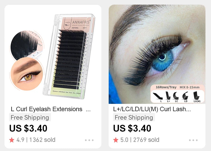 ANNAFRIS W Shape 6D Volume Eyelash Extension False Mink Soft Natural Premade Fans Lash 6D W Shaped Easy Faning Eyelashes