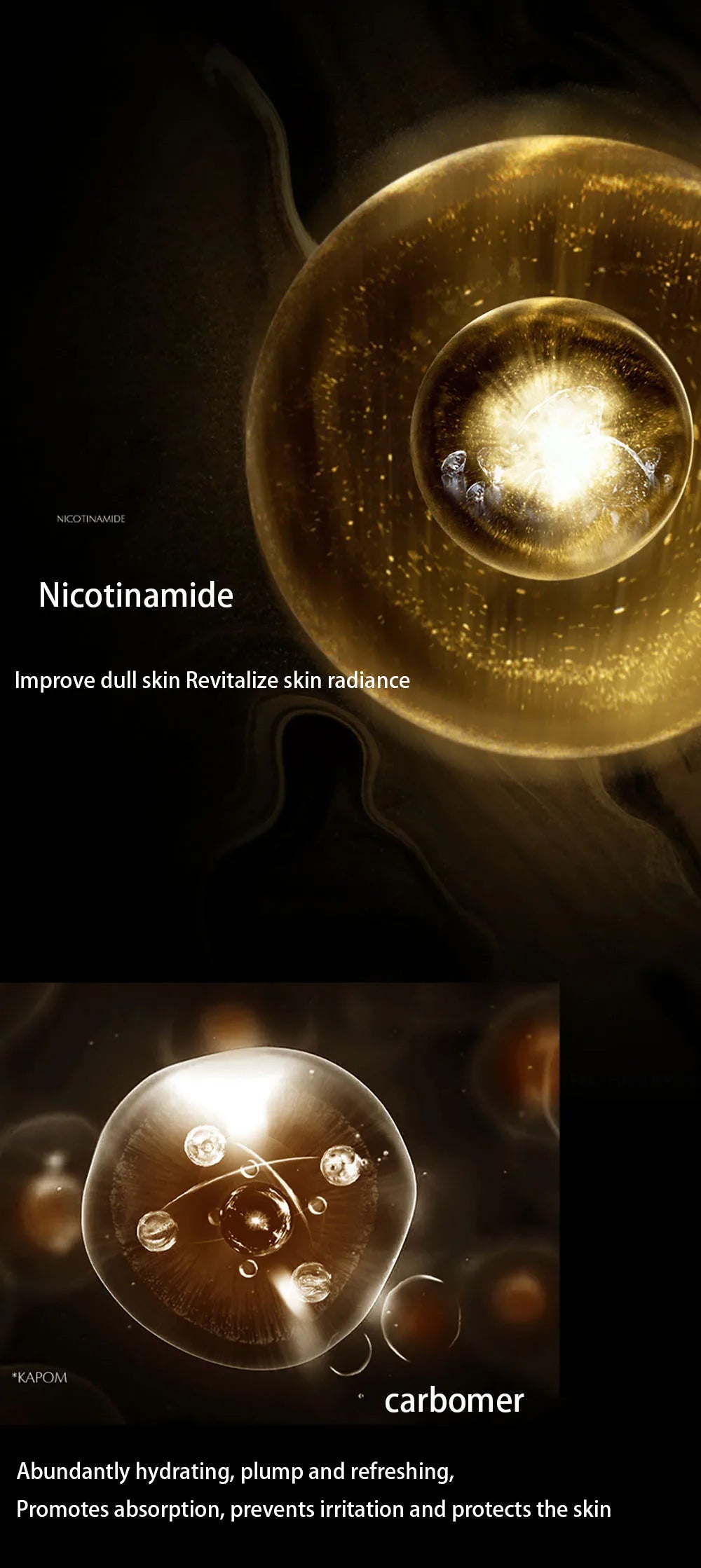 50g Seaweed Gold Foil Face Cream Moisturizing Firming Skin Oil Control Firming Day Cream Repair Damaged Cells Face Cream