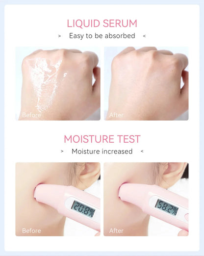 Sakura Whitening Face Serum Fade Fine Lines Anti Aging Tighten Pores Improve Melanin Pigment Dull Moisturizer Brighten Skin Care