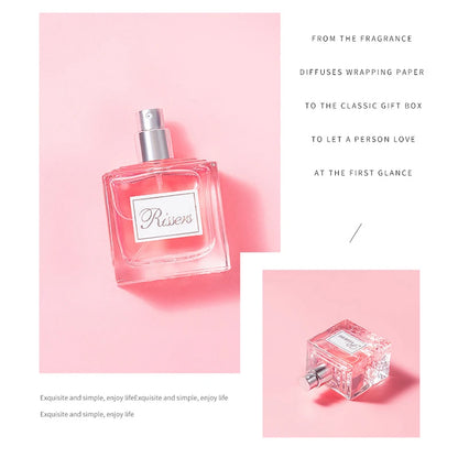 Sweetheart Ladies Perfume Long-lasting Light Fragrance Fresh Brand Romantic Date Charm Confident Rose Fragrance Body Spray 45ml - Badiee Stylez