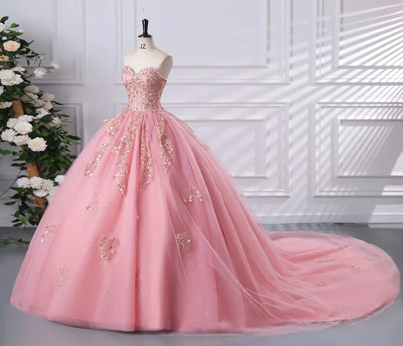 Sonhar Vestidos 15 Quinceanera Dresses Ball Gown Strapless Party Dresses Sweet Ball Gown Customized 15 Year Old Dress Plus Size Badiee Stylez
