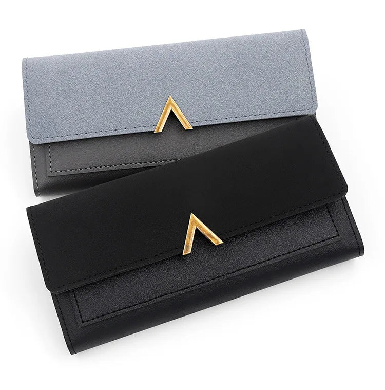 Long Purses For Women Wallet New Fashion Long Coin Purse Card Holder Small Ladies Wallet Female Hasp Mini Clutch billetera bolas