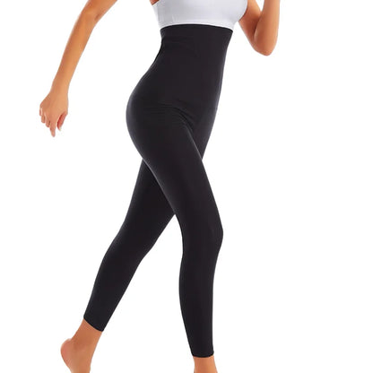 Women Hot Thermo Sauna Sweat Pants Body Shapers High Waist Shaping Pants Thigh Shapewear Fat Burning Fitness Gym Sport Leggings