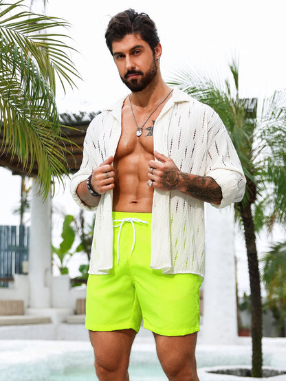 Summer holiday fluorescent coloured beach shorts shorts Badiee Stylez